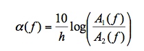 Attenuation Equation