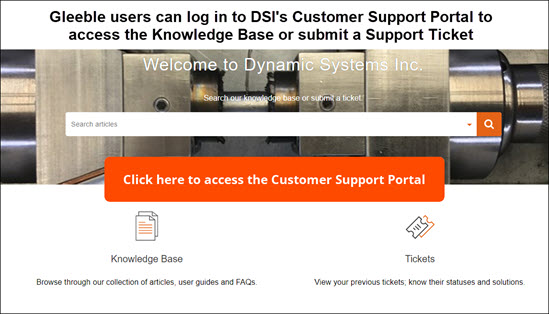 Customer Support Portal Invite